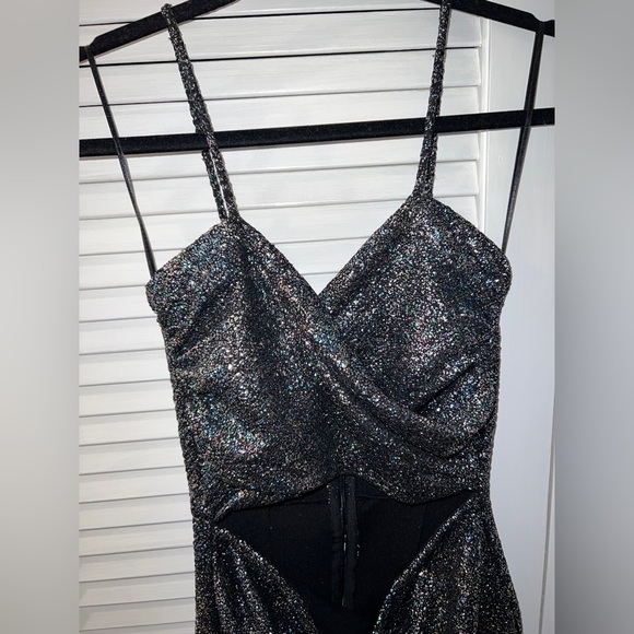 ZARA PATTERNED CUT OUT DRESS - Picture 7 of 14